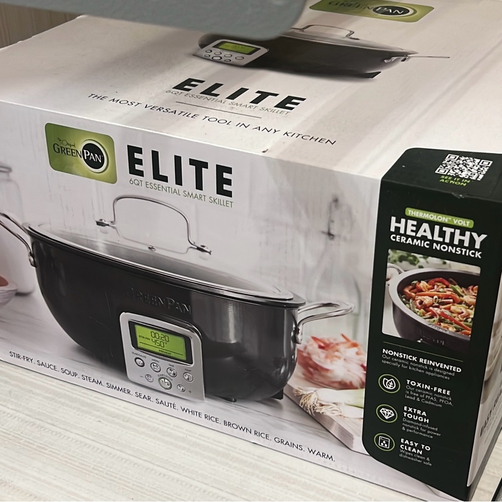 GreenPan Elite 6QT Essential Skillet with Ceramic Nonstick